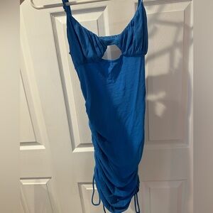 Princess Polly Sky Blue Ruched Dress